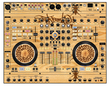 Denon DJ MC 6000 Skin Thudrumble Wood
